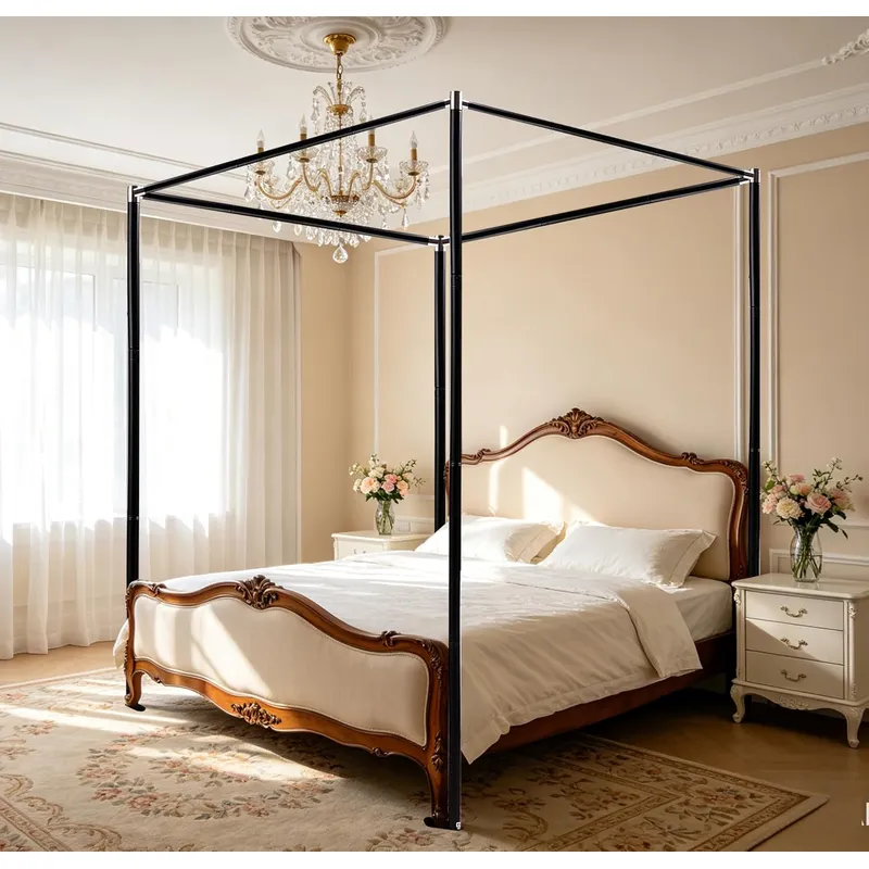 Canopy Bed Frame Metal Queen - Stainless Steel Canopy Bed Frame Queen