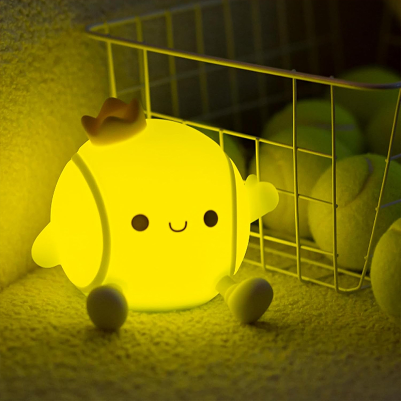 Cute Tennis Night Light Silico - Floating Nightstand With Led Light ulasan dan harga