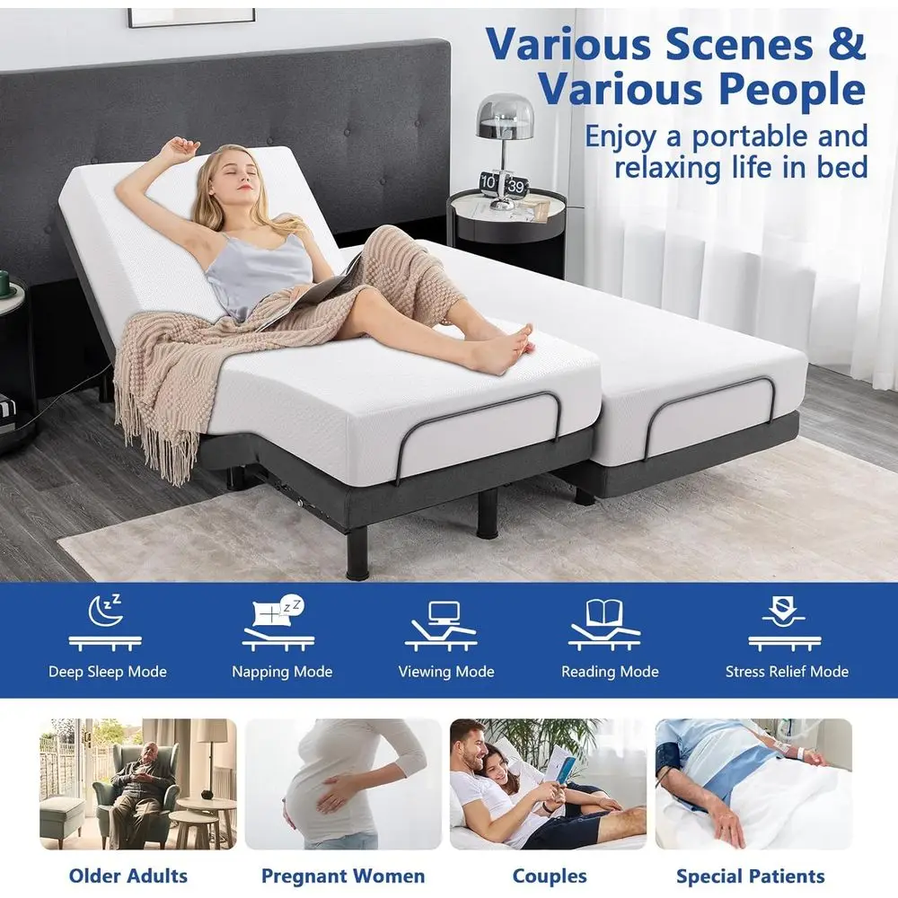 Queen Size Electric Adjustable - Memory Foam Mattress In A Box Queen ulasan dan harga