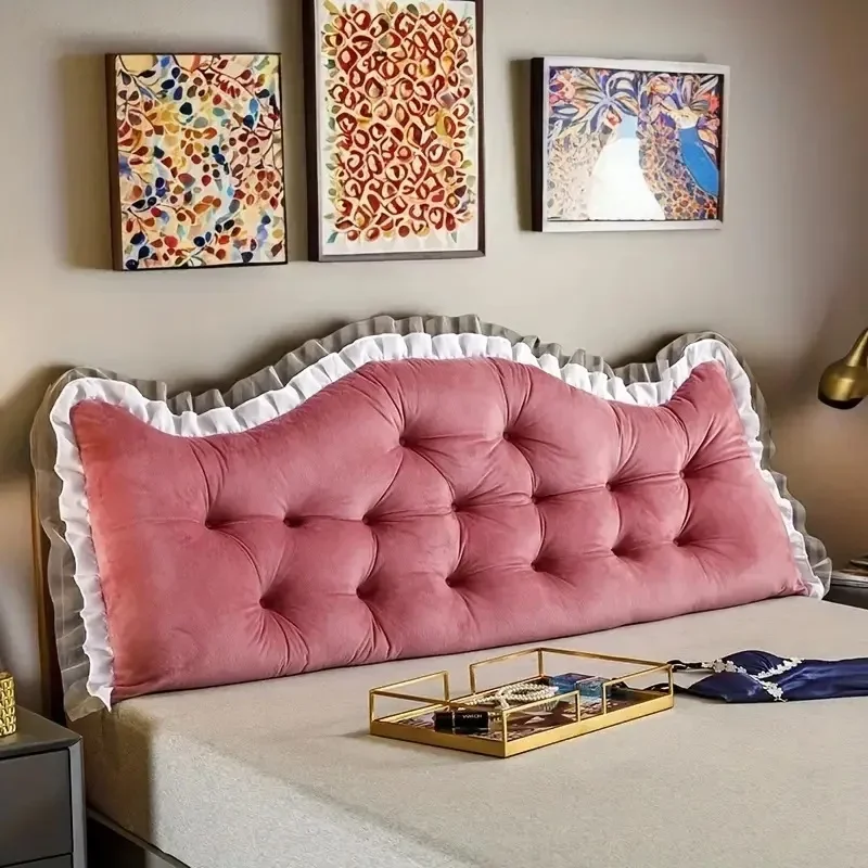 Tatami Plush Cushion Soft Lace - Headboard Cushion Backrest Tatami ulasan dan harga
