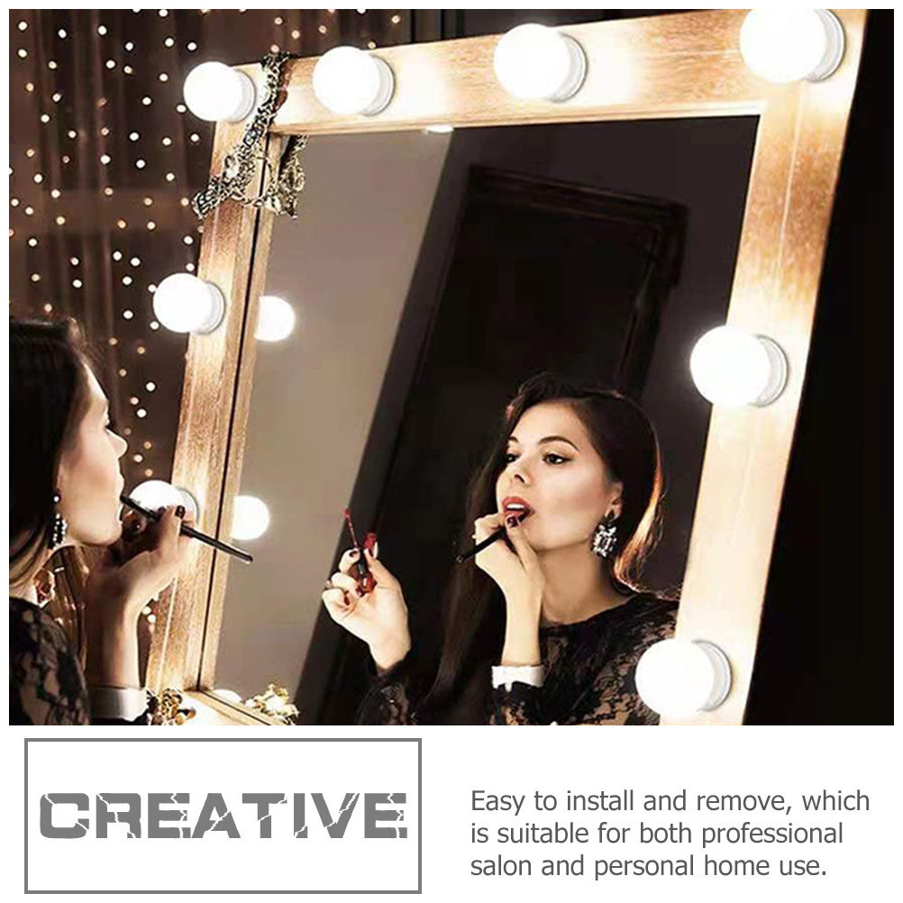 1Set LED Makeup Mirror Light F - Dressing Table Vanity With Lighted Mirror ulasan dan harga