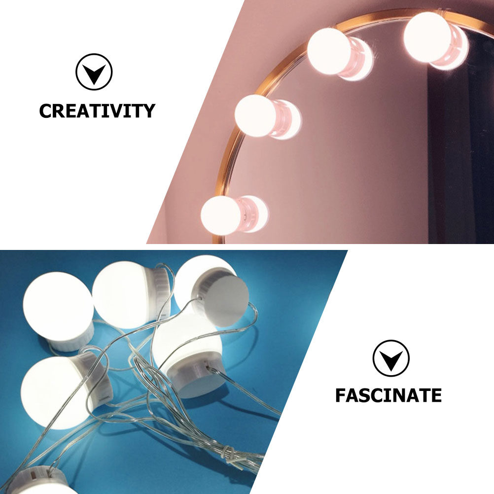1Set LED Makeup Mirror Light F - Dressing Table Vanity With Lighted Mirror ulasan dan harga