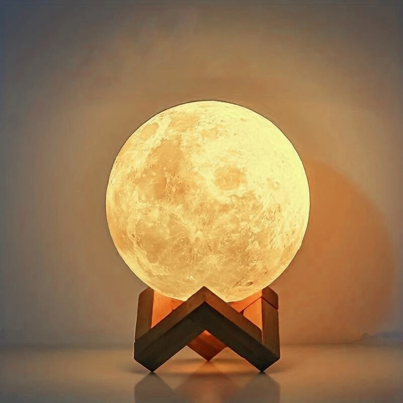 1 LED Moon Light Galaxy Light, - Floating Nightstand With Led Light ulasan dan harga