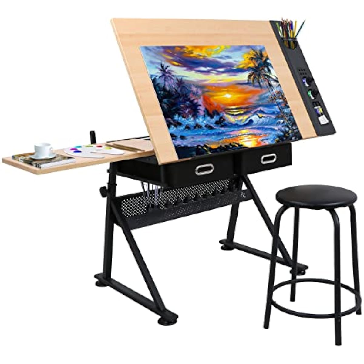 Adjustable Height Drafting Des - Tables ulasan dan harga