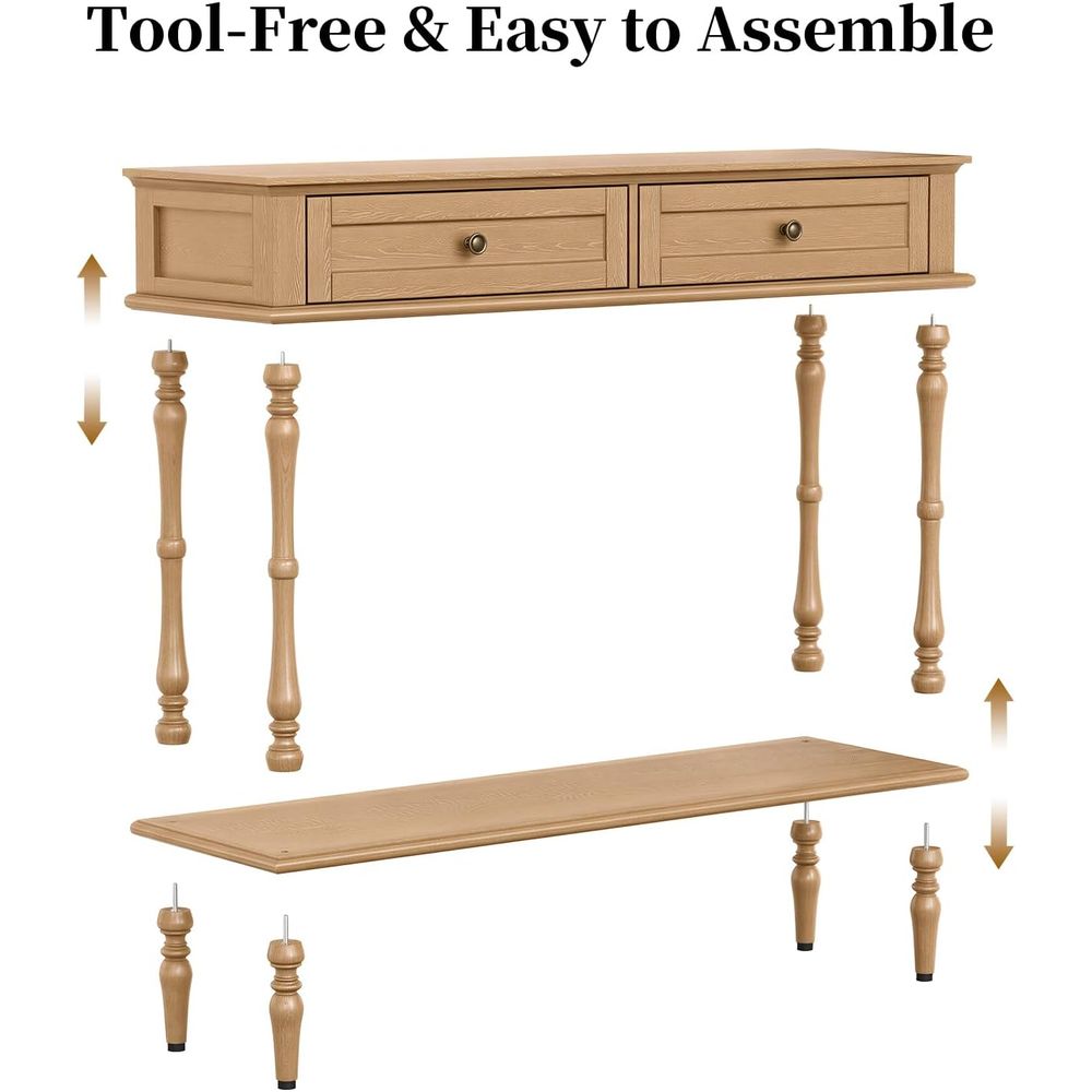 Minimalist Entryway Table with - Storage ulasan dan harga