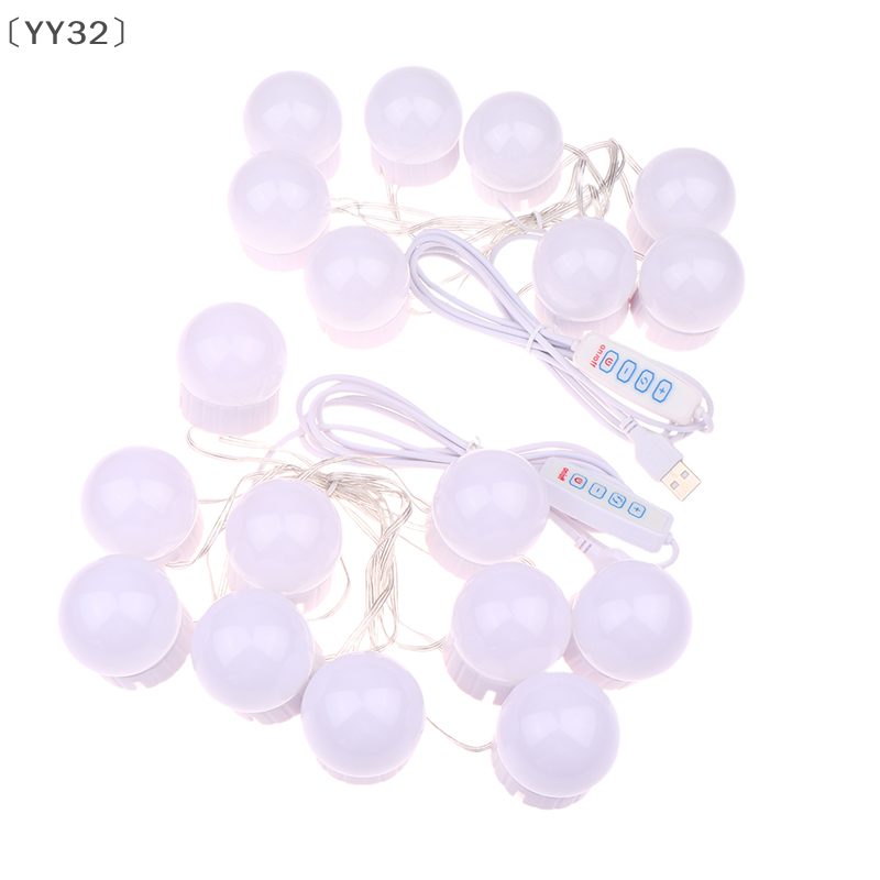 〔YY32〕LED Detachable Bulbs Mak - Dressing Table Vanity With Lighted Mirror ulasan dan harga