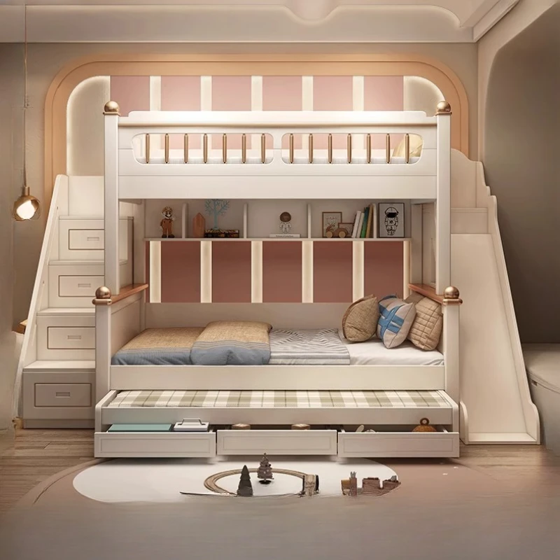 135x190cm Wood Mattress Kids L - King Size Bed Frame With Storage Drawers ulasan dan harga