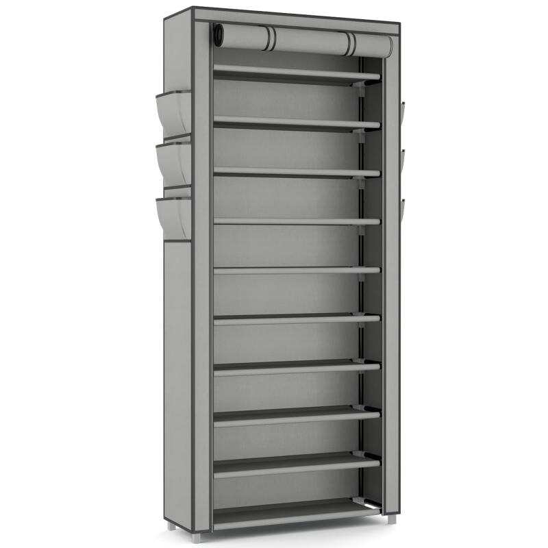 Vertical Narrow Shoe Rack Orga - Shoe Rack Cabinet Narrow Entryway ulasan dan harga